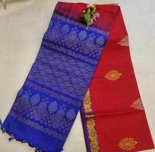 SOFT SILK SAREE WITH BLOUSE